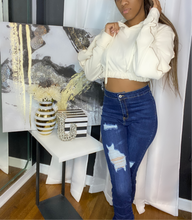 Load image into Gallery viewer, Oversized Cropped Hoodie