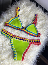 Load image into Gallery viewer, Reverse Me Swimsuit (Purple &amp; Green)