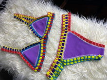 Load image into Gallery viewer, Reverse Me Swimsuit (Purple &amp; Green)