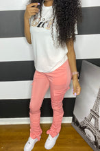 Load image into Gallery viewer, Stacked Cargo Pants (Pink)