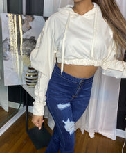 Load image into Gallery viewer, Oversized Cropped Hoodie