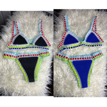 Load image into Gallery viewer, Reverse Me Swimsuit (Blue &amp; Black)